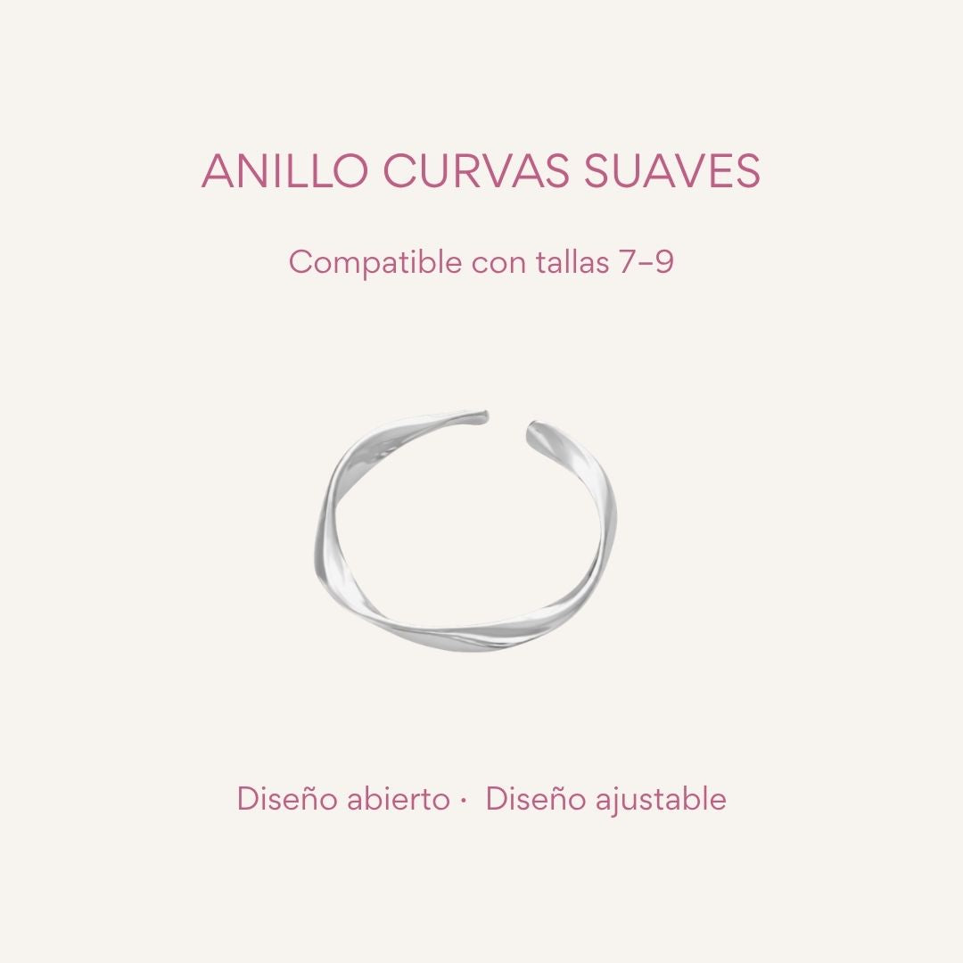 Anillo Curvas Suaves — CHIC