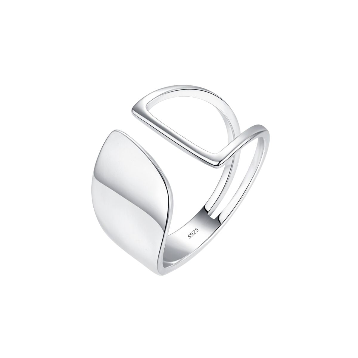 Anillo abierto Planos superpuestos — CHIC