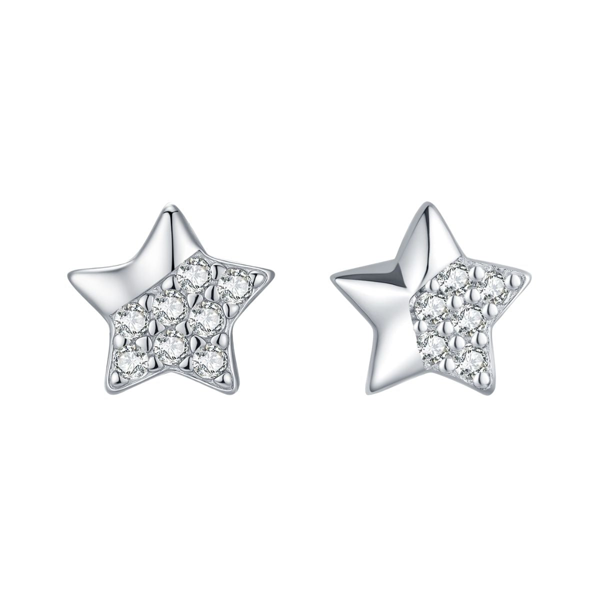 Arete stud Estrella pavé — CHIC