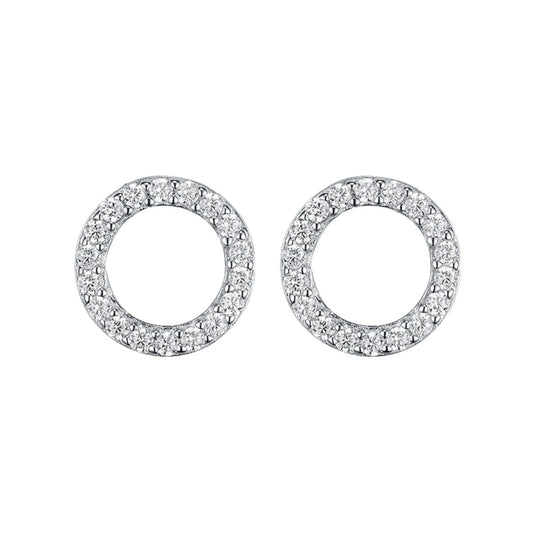 Arete stud aro Pavé — BRAVA