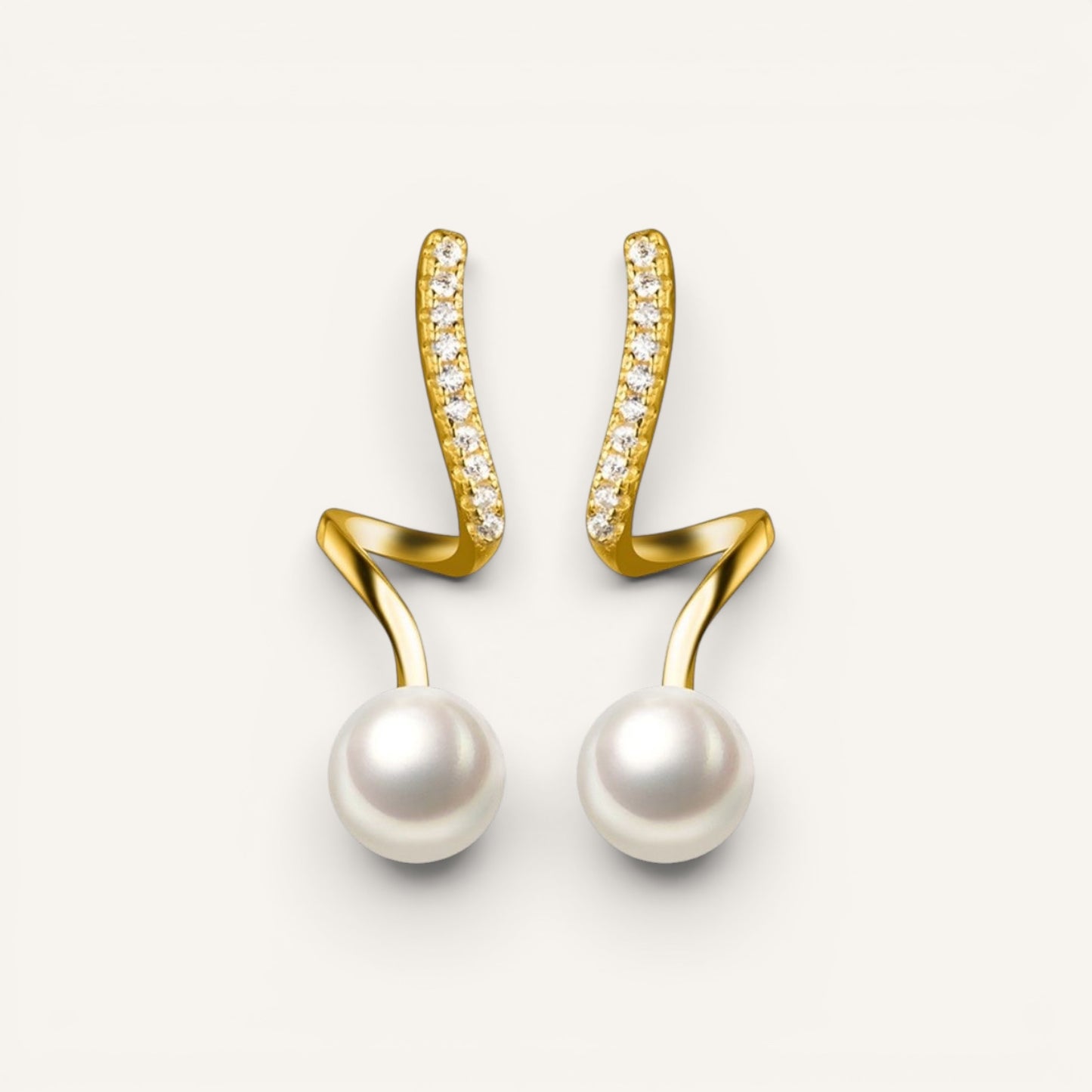 Arete Trazo Fluido con Perla — BRAVA