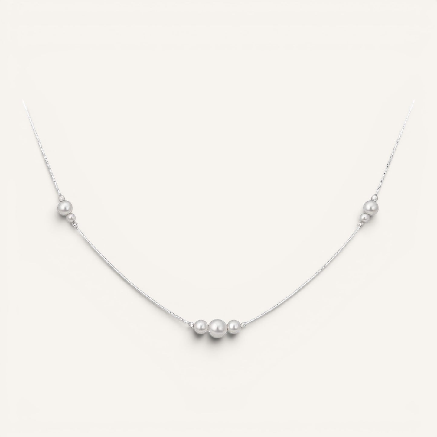 Collar Trío de Perlas — BRAVA