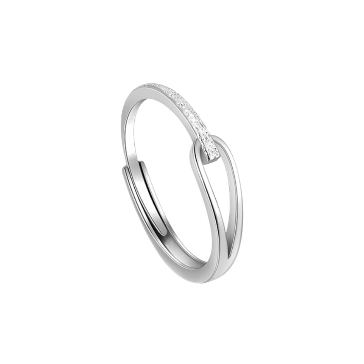 Anillo ajustable Lineas encontradas — CHIC