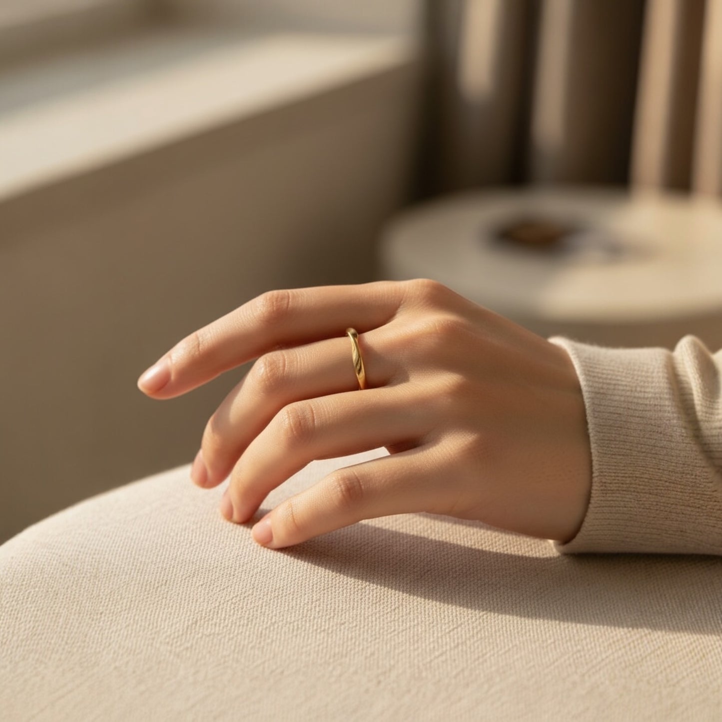 Anillo Curvas Suaves — CHIC