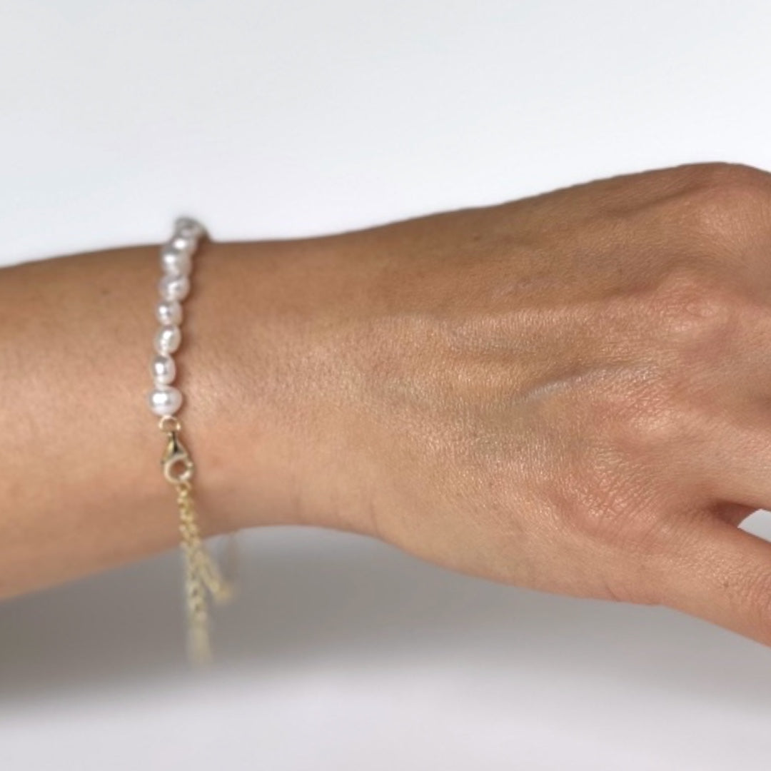Pulsera Dual Perlas — BRAVA