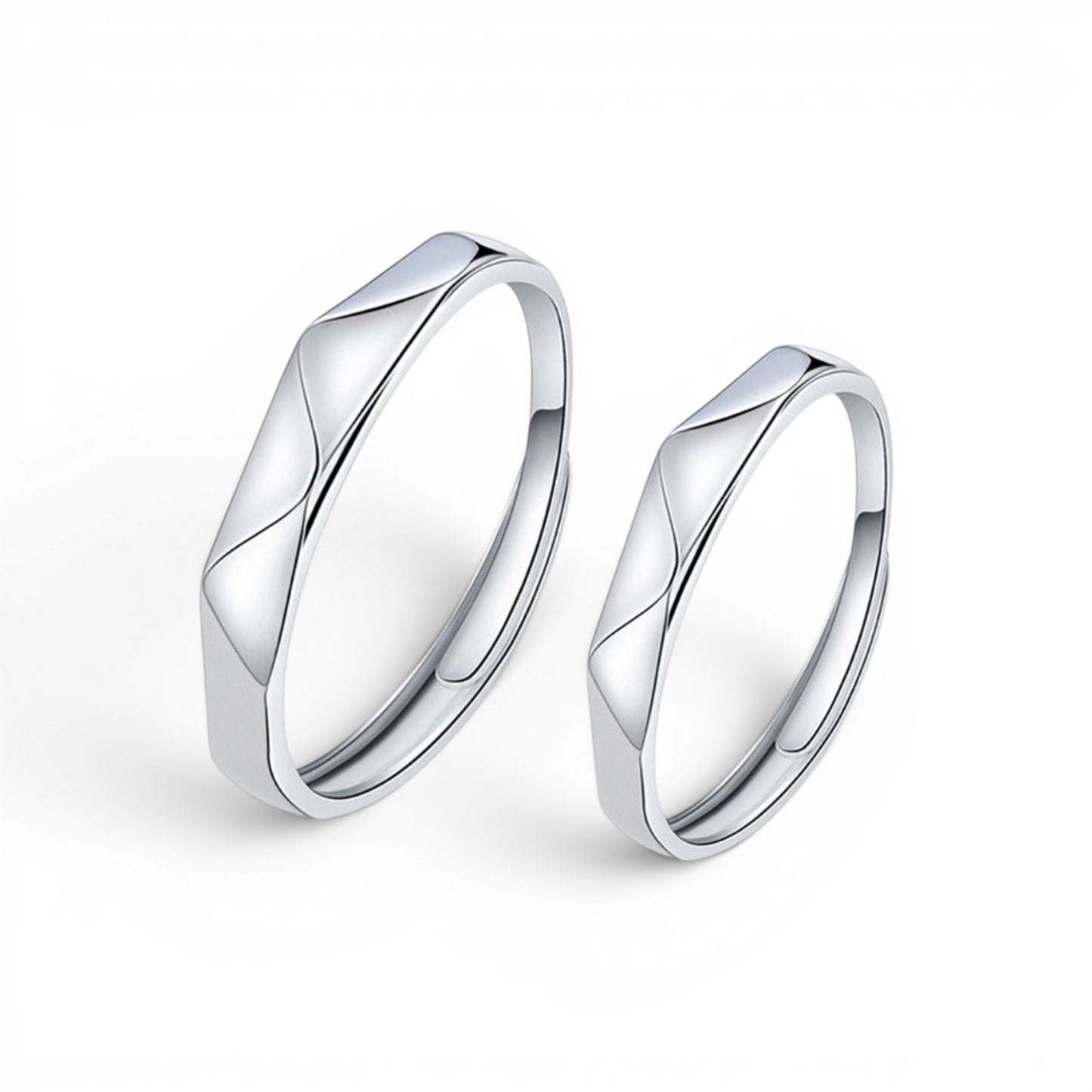 Set de Anillos Geométrico — TWO OF US