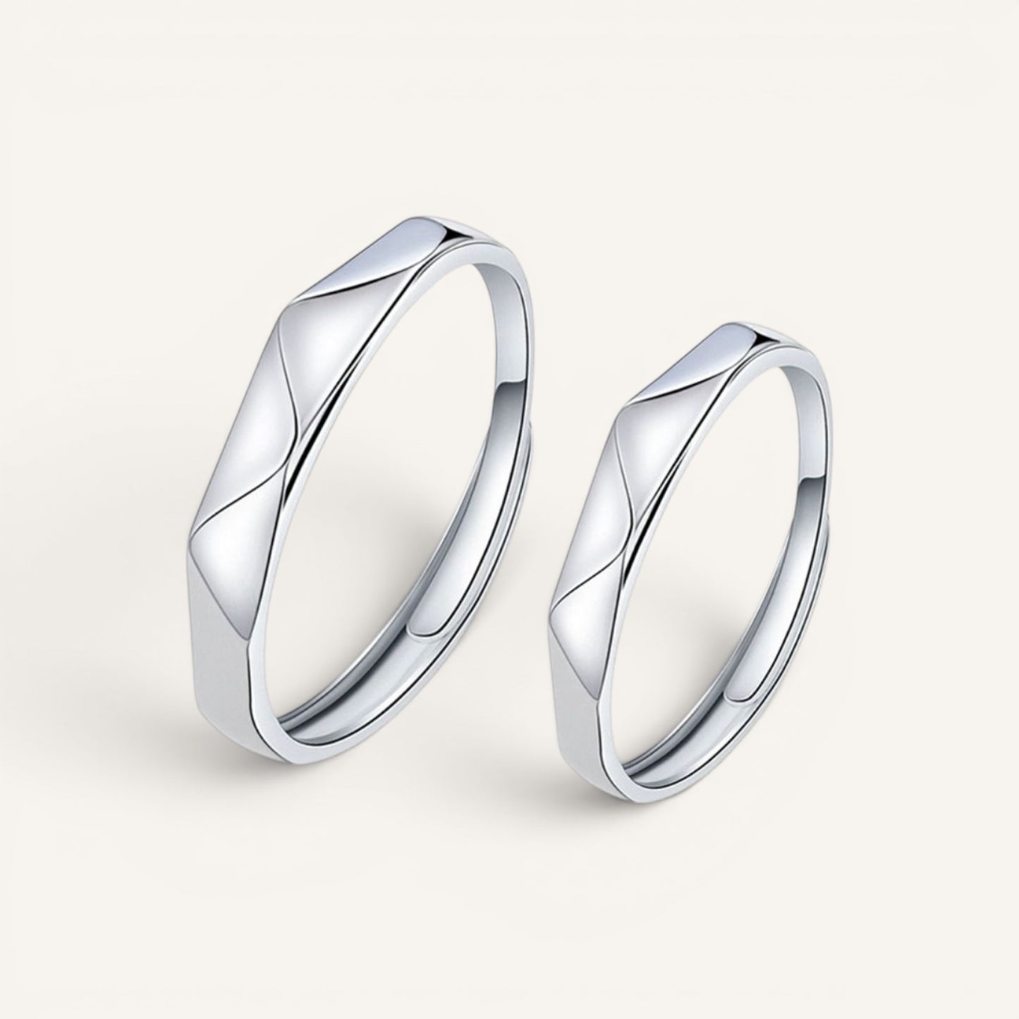 Set de Anillos Geométrico — TWO OF US