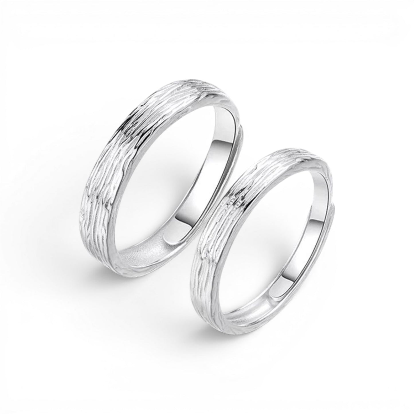 Set de Anillos Textura — TWO OF US